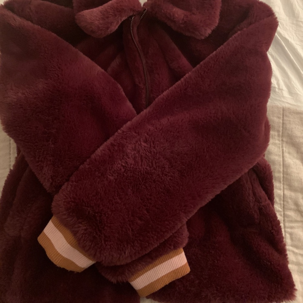 Faux fur jacket
